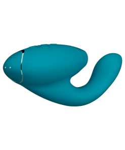 Womanizer Duo 2 Rechargeable Dual Stimulation Pleasure Air And G-Spot Vibrator Petrol