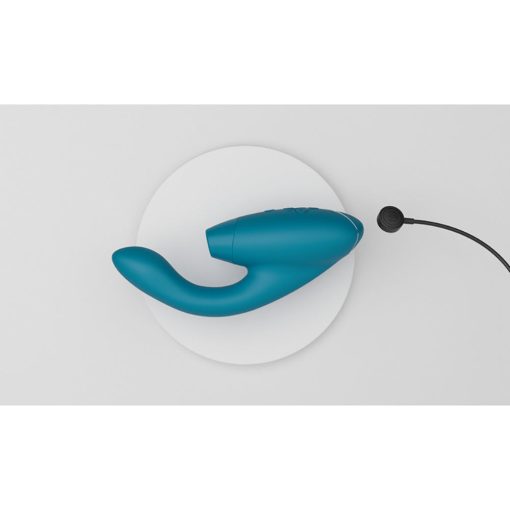 Womanizer Duo 2 Rechargeable Dual Stimulation Pleasure Air And G-Spot Vibrator Petrol - Image 8