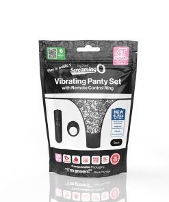 Screaming O My Secret Screaming O 4T Panty Vibe Black