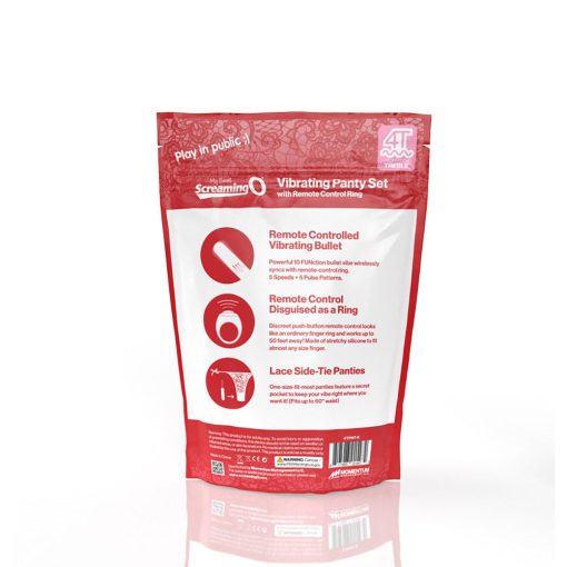 Screaming O My Secret Screaming O 4T Panty Vibe Red - Image 6