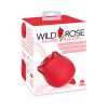 Wild Rose And Tongue Sucking And Licking Vibrator Red