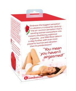 Wild Rose The Classic Suction Vibrator Red