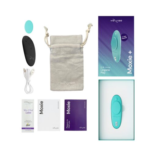 We-Vibe Moxie+ Wearable Clitvibrator Teal - Image 2