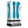 Heads or Tails Dual Ended Silicone Vibrator – Evolved, Teal, Waterproof