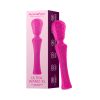 Femmefunn Ultra Wand Xl Rechargeable Flexible Textured Silicone Vibrator Pink