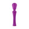 Femmefunn Ultra Wand Xl Rechargeable Flexible Textured Silicone Vibrator Purple