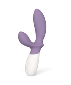 Lelo Loki Wave 2 Rechargeable Silicone Dual Stimulation Prostate Vibrator Violet Dust