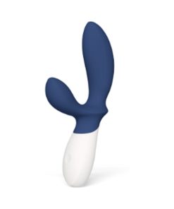 Lelo Loki Wave 2 Rechargeable Silicone Dual Stimulation Prostate Vibrator Base Blue