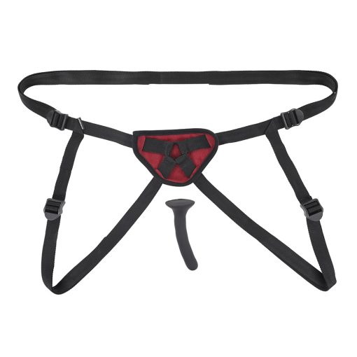 Sportsheets Saffron Silicone Pegging Kit With Adjustable Strap-On Harness & 5 In. Dildo - Image 8