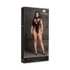 Le Desir Shade Cyllene Xlviii Bodysuit With Turtleneck Black Queen Size