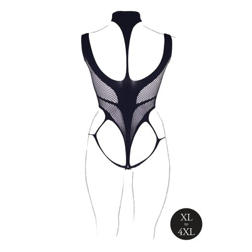 Le Desir Shade Cyllene Xlviii Bodysuit With Turtleneck Black Queen Size - Image 5