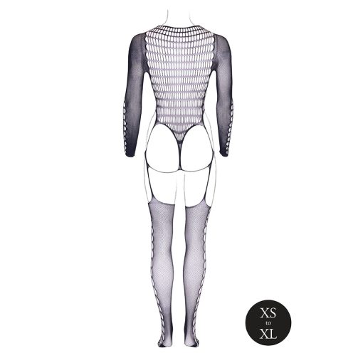 Le Desir Shade Kalyke Xxiii Bodystocking With Turtleneck Black O/S - Image 5