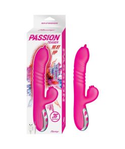 Passion Teaser Heat Up – Thrusting & Heating Dual Stimulator (Pink)