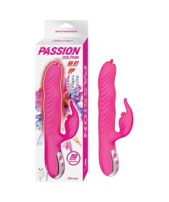 Passion Dolphin Heat-Up Rabbit Vibrator – Thrusting, Heated, Pink