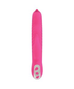 Passion Dolphin Heat-Up Rabbit Vibrator – Thrusting, Heated, Pink