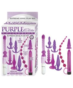 Purple Elite Collection Supreme Anal Play Kit Purple