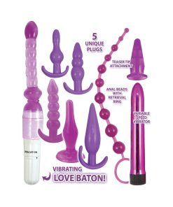 Purple Elite Collection Supreme Anal Play Kit Purple
