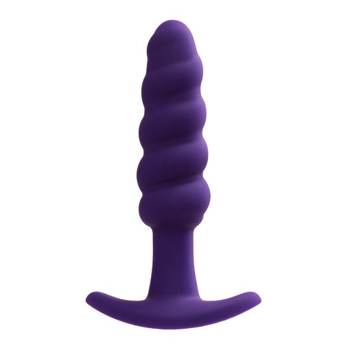 Vedo Twist Rechargeable Silicone Vibrating Anal Plug Purple - Image 2