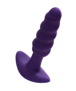 Vedo Twist Rechargeable Silicone Vibrating Anal Plug Purple