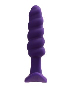Vedo Twist Rechargeable Silicone Vibrating Anal Plug Purple