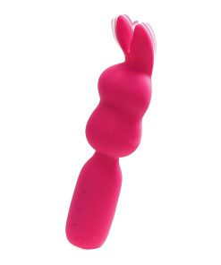 Vedo Hopper Bunny Rechargeable Silicone Mini Wand Vibrator Pink