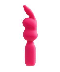 Vedo Hopper Bunny Rechargeable Silicone Mini Wand Vibrator Pink