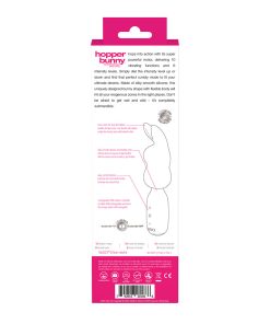 Vedo Hopper Bunny Rechargeable Silicone Mini Wand Vibrator Pink