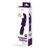 Vedo Hopper Bunny Rechargeable Silicone Mini Wand Vibrator Purple