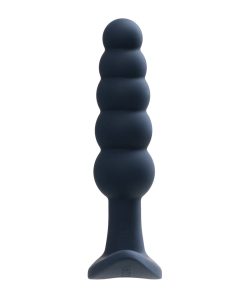 Vedo Plug Rechargeable Silicone Vibrating Anal Plug Black