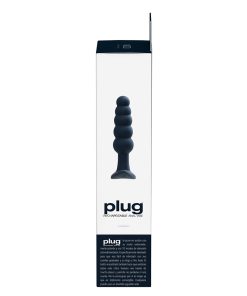Vedo Plug Rechargeable Silicone Vibrating Anal Plug Black