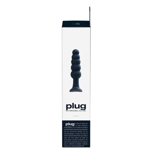 Vedo Plug Rechargeable Silicone Vibrating Anal Plug Black - Image 7