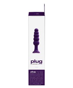 Vedo Plug Rechargeable Silicone Vibrating Anal Plug Purple
