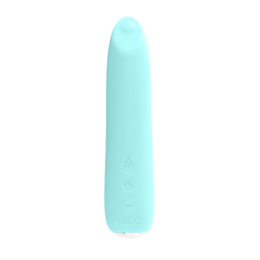 Vedo Boom Rechargeable Warming Silicone Slimline Vibrator Turquoise - Image 2