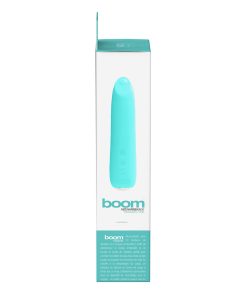 Vedo Boom Rechargeable Warming Silicone Slimline Vibrator Turquoise