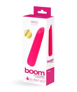 Vedo Boom Rechargeable Warming Silicone Slimline Vibrator Pink