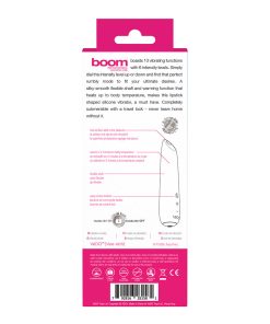 Vedo Boom Rechargeable Warming Silicone Slimline Vibrator Pink
