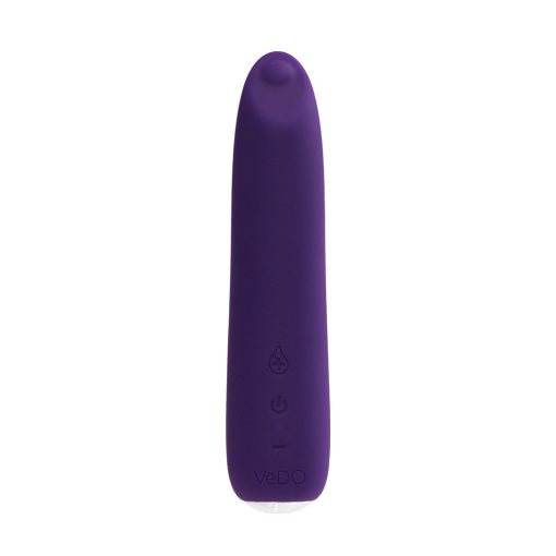Vedo Boom Rechargeable Warming Silicone Slimline Vibrator Purple - Image 2
