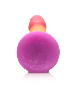 Simply Sweet Phallic 6.5 In. Silicone Dildo Rainbow