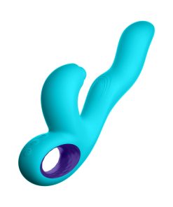FemmeFunn Klio – Triple Action Thumping Rabbit Vibrator (Turquoise)