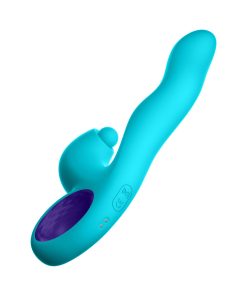 FemmeFunn Klio – Triple Action Thumping Rabbit Vibrator (Turquoise)