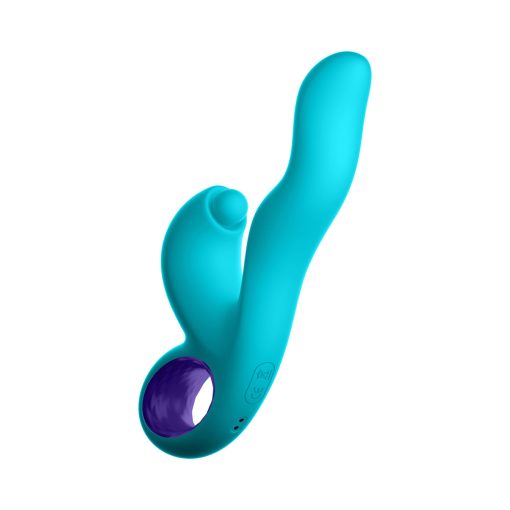 FemmeFunn Klio – Triple Action Thumping Rabbit Vibrator (Turquoise) - Image 6