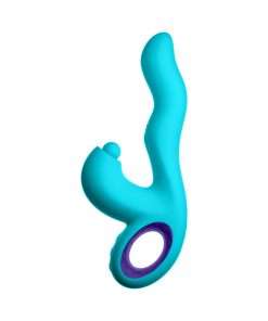 FemmeFunn Klio – Triple Action Thumping Rabbit Vibrator (Turquoise)