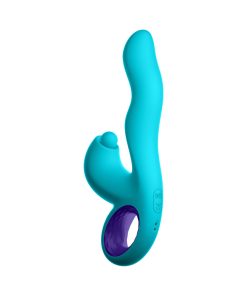 FemmeFunn Klio – Triple Action Thumping Rabbit Vibrator (Turquoise)