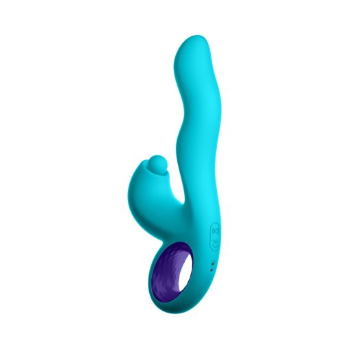 FemmeFunn Klio – Triple Action Thumping Rabbit Vibrator (Turquoise) - Image 11