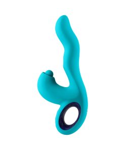 FemmeFunn Klio – Triple Action Thumping Rabbit Vibrator (Turquoise)
