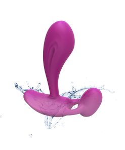 Love To Love Witty Rechargeable Remote-Controlled Silicone P & G Vibrator Sweet Orchid