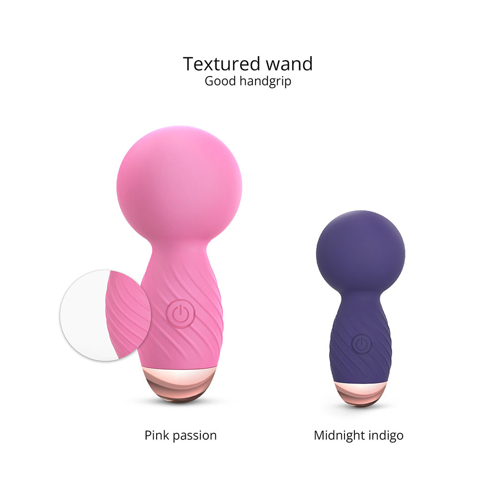 Love To Love Itsy Bitsy Rechargeable Silicone Mini Wand Vibrator Pink Passion 4 Love To Love Itsy Bitsy Rechargeable Silicone Mini Wand Vibrator Pink Passion - Image 4