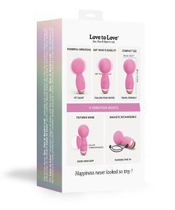 Love To Love Itsy Bitsy Rechargeable Silicone Mini Wand Vibrator Pink Passion 13 Love To Love Itsy Bitsy Rechargeable Silicone Mini Wand Vibrator Pink Passion