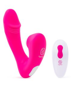 Together Internal Kiss Remote Control Vibe Pink