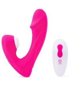 Together Internal Kiss Remote Control Vibe Pink